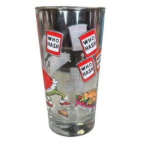 Universal Studios Dr. Seuss The Grinch Collectible Glass